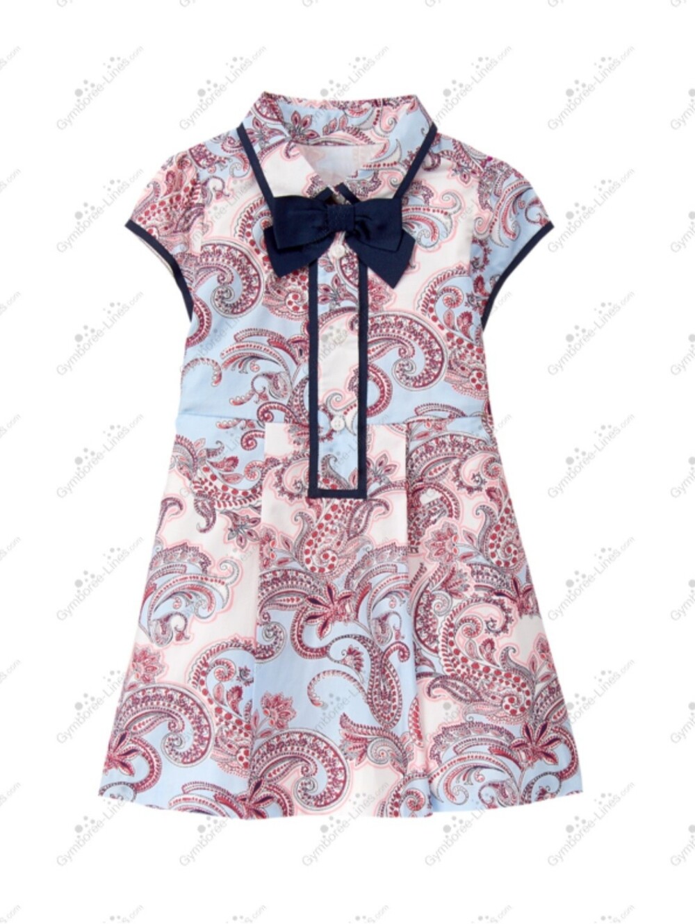 Janie & Jack "Carriage House" paisley shirt dress